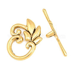 Leaf Tibetan Style Toggle Clasps&nbsp;LS-GLF0676Y-NF
