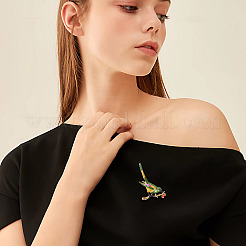 Magpie Bird Enamel Pins&nbsp;JEWB-TADJ0001-04B