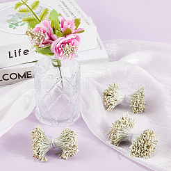 Gypsum with Cotton Cord Artificial Flower Core&nbsp;DIY-WH20007-36A-07