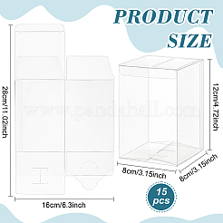 Transparent Plastic PVC Box Gift Packaging&nbsp;LS-CON-WH0099-32A