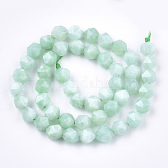 Natural Myanmar Jade/Burmese Jade Beads Strands&nbsp;G-T108-27B