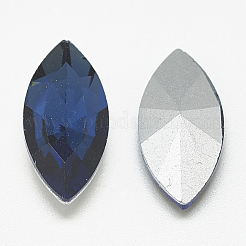 Pointed Back Glass Rhinestone Cabochons&nbsp;RGLA-T083-5x10mm-13