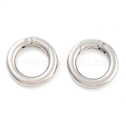 変色しない316ステンレススチール製スプリングゲートリング  リング  ステンレス鋼色  18x3.5mm&nbsp;STAS-M296-01P-C-01