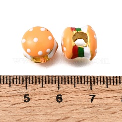 Alloy Enamel European Beads&nbsp;MPDL-F020-10A-MG