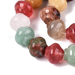 Natural & Synthetic Mixed Gemstone Beads Strands&nbsp;G-Q608-09