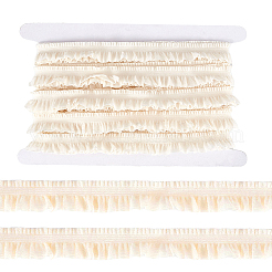 10M 10% Spandex 90% Polyamide Layered Pleated Lace Ribbon&nbsp;OCOR-GA0002-42A