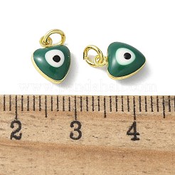 Brass Enamel Charms&nbsp;KK-S518-03B-G