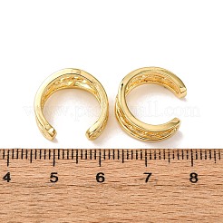 Brass Triple C-Shaped Cuff Earrings&nbsp;EJEW-D332-05E-G