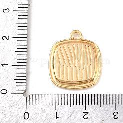 プリントされた304ステンレススチールペンダント  クリスマスチャーム  サンタクロース  21x18x2mm  穴：1.8mm&nbsp;LS-STAS-B116-01B-G04