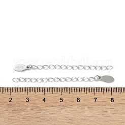 Non-Tarnish 304 Stainless Steel Chain Extender&nbsp;STAS-I304-24P