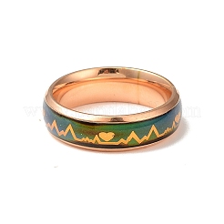 Heart Beat Mood Ring&nbsp;RJEW-L058-02RG