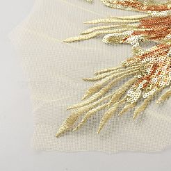 Polyester Embroidery Sew on Appliques&nbsp;PATC-WH0008-66B-03