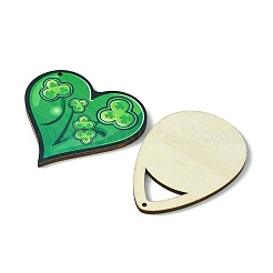 DIY Saint Patrick's Day Earring/Pendant Decoration Making Kits&nbsp;DIY-FS0005-53