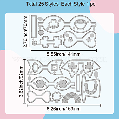 Saint Patrick's Day Carbon Steel Cutting Dies Stencils&nbsp;DIY-WH0309-1579