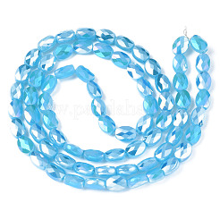 Electroplate Glass Beads Strands&nbsp;EGLA-S194-11A-B02