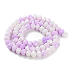 Electroplate Glass Beads Strands&nbsp;LAMP-S068-02Q