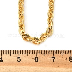 Brass Boston Link Chain Necklaces for Women Men&nbsp;NJEW-F337-08G
