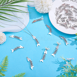 30Pcs Tibetan Style Alloy Pendants&nbsp;FIND-PH0038-18P