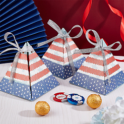 Pyramid Shape Candy Packaging Box&nbsp;CON-WH0078-27