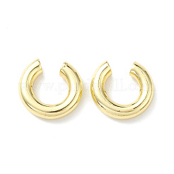 Rack Plating Brass Ring Cuff Earrings for Women&nbsp;EJEW-H135-01G-02