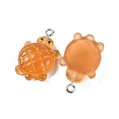 Gradient Color & Luminous Opaque Resin Pendants&nbsp;LS-RESI-S011-01C