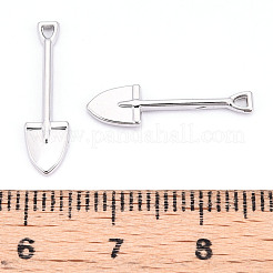 合金ペンダント  シャベル  カドミウムフリー＆ニッケルフリー＆鉛フリー  プラチナ  19.5x5x1.5mm  穴：1mm&nbsp;X1-PALLOY-N176-117P
