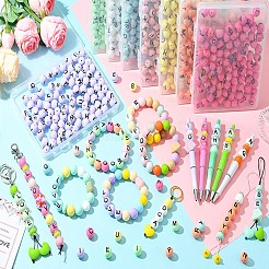 20Pcs Silicone Beads&nbsp;SIL-SZ0003-38G