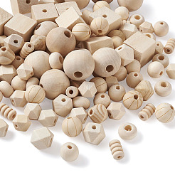 Unfinished Wood Beads&nbsp;WOOD-TA0002-14