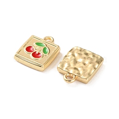 Rack Plating Alloy Enamel Pendants&nbsp;FIND-M038-08G
