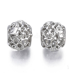Rack Plating Alloy European Beads&nbsp;MPDL-N039-076
