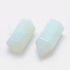 オパライトビーズ  ドリルなし/穴なしビーズ  弾丸  33~35x16~17x14.5~15mm&nbsp;G-G760-K17