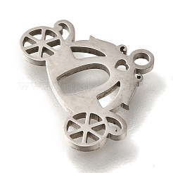 201 Stainless Steel Pendants&nbsp;STAS-R136-09P