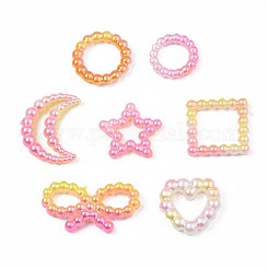 Spray Paint ABS Plastic Cabochons&nbsp;KY-S169-01E