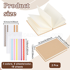 2Pcs Kraft Paper Journal Notebook&nbsp;AJEW-NB0009-29B