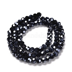 Electroplate Opaque Glass Beads Strands&nbsp;EGLA-A035-P4mm-A18