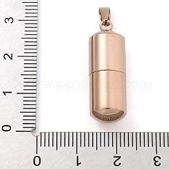 304 Stainless Steel Openable Urn Ashes Pendants&nbsp;STAS-M084-05B