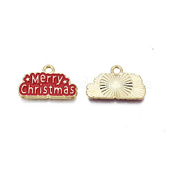 Rack Plating Alloy Enamel Pendants&nbsp;X1-ENAM-N055-173A