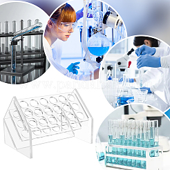 Glass Laboratory Test Tube Rack&nbsp;AJEW-WH0348-475D
