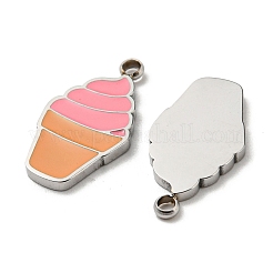 304 Stainless Steel Enamel Pendants&nbsp;STAS-L022-002P