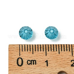 プレシオサ®クリスタルビーズ  チェコクリスタル  双円錐形(451 69 302 ロンデル)  インディコライト 60100 個  5mm  穴：1mm&nbsp;X-PRC-BA5-60100