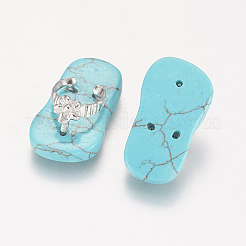 Synthetic Turquoise Pendants&nbsp;G-XCP0001-46