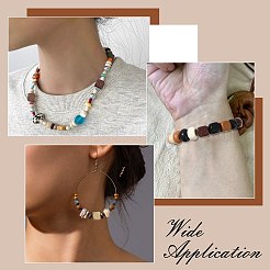 150Pcs 3 Styles Wood European Beads&nbsp;WOOD-CJ0002-73