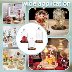 3Pcs 3 Styles Glass Dome Cover&nbsp;AJEW-NB0008-45