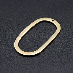 201 Stainless Steel Open Back Bezel Pendants&nbsp;STAS-R111-LA188