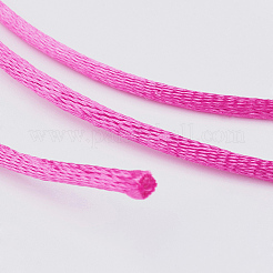 Nylon Satin Rattail Cords&nbsp;NWIR-L006-1mm-15
