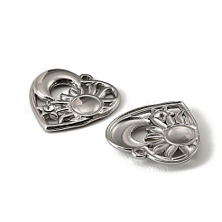 304 Stainless Steel & Rhinestone Pendants&nbsp;FIND-T076-02P