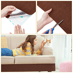 Polyester Anti Cat Scratch Furniture Protector Stickers&nbsp;AJEW-WH0609-395C