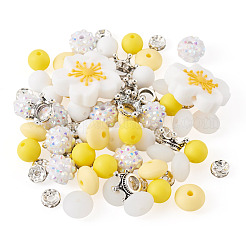 42Pcs 5 Styles Silicone Beads&nbsp;DIY-TA0016-09A