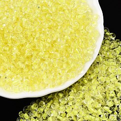 6/0 Inside Colours Transparent Glass Seed Beads&nbsp;SEED-T007-07C