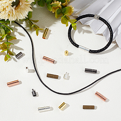 30 Sets 5 Colors Brass Bayonet Clasps&nbsp;KK-OC0001-37A